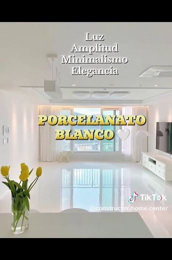 Porcelanato blanco: elegancia y minimalismo en tu hogar
