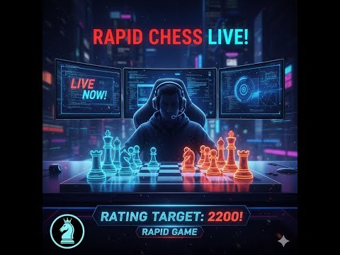 LIVE Chess 🔴 | Road to 2200 Rapid | Challenge Accepted!”
