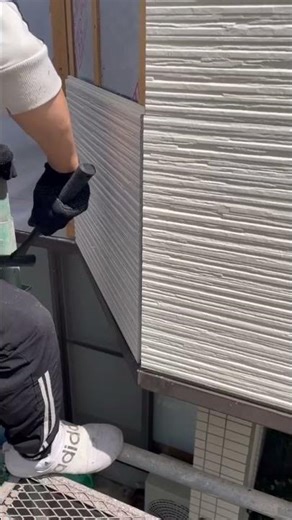 ベランダ工事の現場から。#施工 #ショート