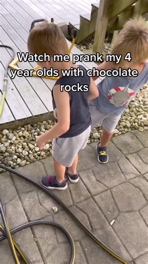 133K views · 1.1K reactions | This chocolate rock prank never gets old just watch them closely so you don’t end up taking an emergency trip to the dentist!  #dadhumor #dadjokes #momhumor #parentingtips #parenthumor #kindergartenlife #prankyourkids #kidprank #parentinghumor | The Angry Gym Teacher | Facebook