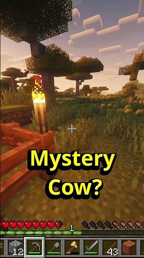 Minecraft Mystery Cow?! How Did It Get Inside My Pen?!