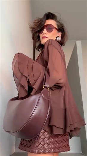 Mai Quintero on Instagram: "@commense.official | Discount Code: mai_cqp_12 (Order over $49) Faux Leather Woven Mini Skirt 🔎OA250827110 Tiered Ruffle Semi-Sheer Chiffon Blouse 🔎 OA250903022 https://thecommense.com #ootd #gdwm #grwm #commense"