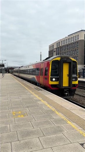 158889 arriving at Nottingham to form an EMR service to Norwich #train #eastmidlandsrailway