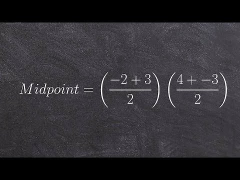 Finding the midpoint between two points