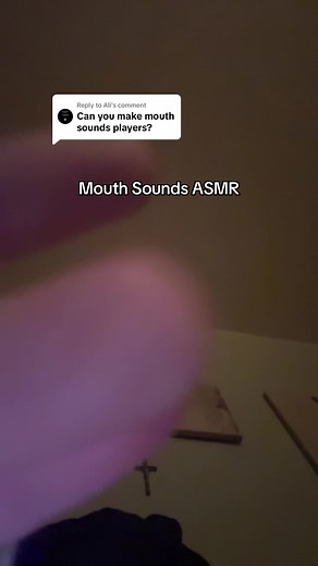 Replying to @Ali kept the tv on so it’s more lofi? anyway :p #asmr #fyp #lofi #mouthsounds #asmrtriggers #lowquality #lowqualityasmr #lofiasmr #kisses #