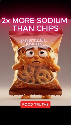 Pretzels Are NOT a Healthy Snack #pretzels #healthysnacks #foodfacts