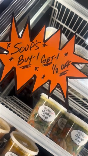 Is Soup Season Maybe..Finally..HERE!?! Come on by Gigi’s and Buy (1) of our Homemade Soups, Get (1) Half Off!!! 🤣🧡🍂 | Gigi’s Italian To Go