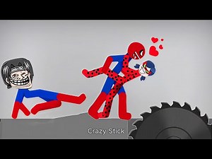 Best Falls Stickman Dismounting compilation of funny moments #8