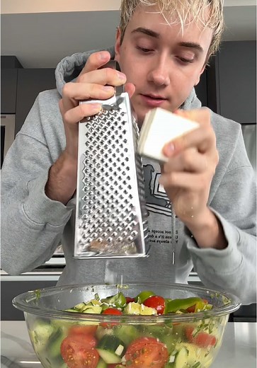 How to Make Traditional Bulgarian Shopska Cucumber Salad