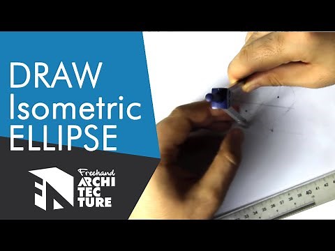 How To Draw An Ellipse In Isometric Drawing And Ortographic Projection