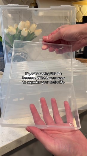Organize photos, office supplies and so much more with this genius storage container from Lifewit! 🏡 #homeorganization #cleantok #organizedhome #organization