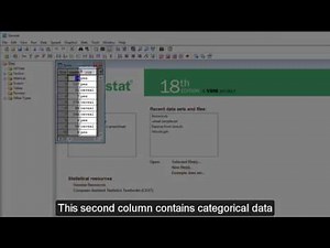 2.1 How to import data from an excel spreadsheet - Genstat 18th edition