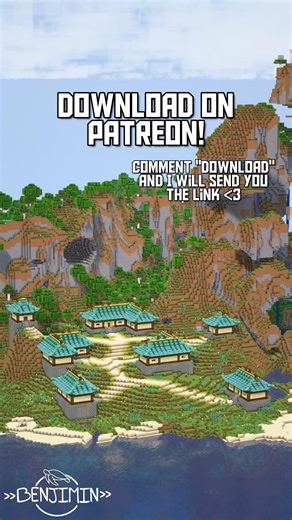 It’s that easy to make a Minecraft village! #minecraft #building #dragon #houses