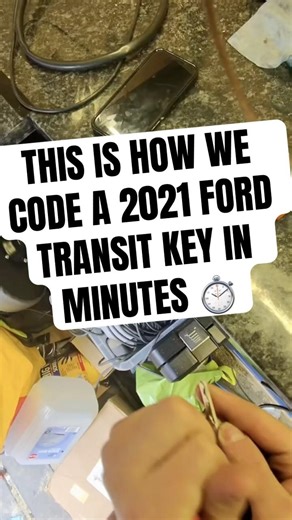 2021 Ford transit spare key #autolocksmith #carkeyprogramming #carkeys #smallbusiness