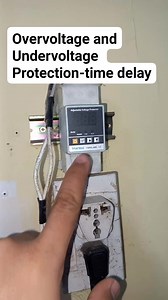 8.6K views · 21 reactions | Overvoltage and undervoltage protection with time delay on adjustible voltage and time #electrician #relay #panelboard #control #power #technician #switch #wiring #diy #electrical | Electricians Guide | Facebook