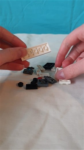 Lego police mini micro car tutorial #lego #legotutorial #legomoc #shorts