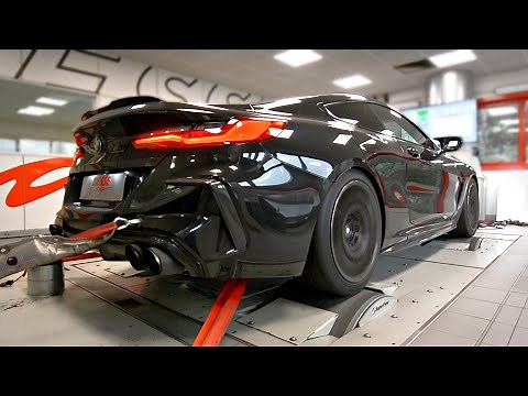 800+HP BMW M8 Competition with FULL Akrapovic Exhaust & Stage 2+ DYNO PULLS | *LOUD SOUNDS* 💥