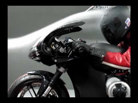 Wind Tunnel testing a Bonneville Landspeed Bagger