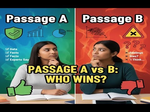 GED Essay Time Passage A or B Use This Trick!
