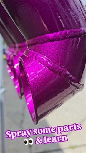 All Pro Customs Powder Coating on Instagram: "Shooting some "fractured illusion violet" from @prismaticpowders with Victoria. 🔊 . #powdercoating #usa #powdercoat #allprocustoms #violet #snorkeling #powdercoated #powder #life #goals #smallbusiness #family #business #love"