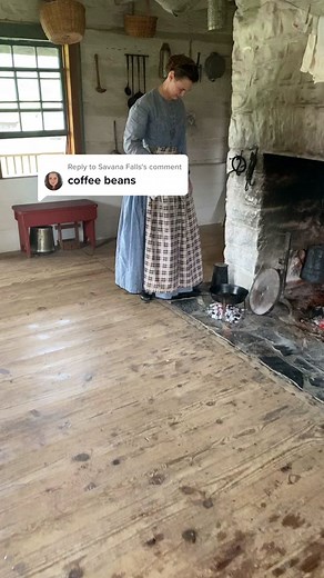 Replying to @Savana Falls Yes! Katlin is #roasting #greencoffeebeans to make that #essential morning #cupofcoffee #1850s #farm #frontierculturemuseum #findyourfrontier #cupofjoe #java #coffee #morning #morningroutine #darkroast #mediumroast #lightroast #howeveryoulike #historicfoodways #historicdrinks #drink #goodtothelastdrop #ReTokforNature #fyp #foryoupage #viral