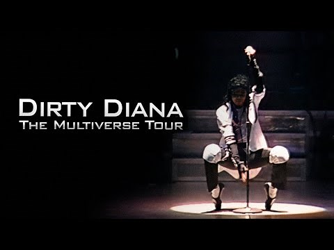 Michael Jackson - Dirty Diana LIVE MIX (The Multiverse Tour) 4K
