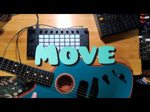 Ableton MOVE ,Digitakt,acoustic,looper live looping JAM 13/25/9 20:30