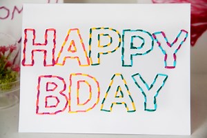 バースデーカードを刺繍で作れる!?材料3つで手作り♪プレゼントやラッピングにも◎