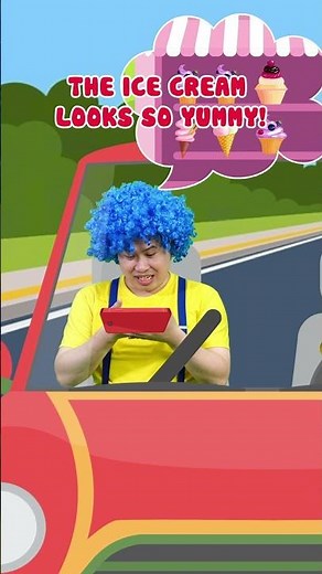 Don’t Distract the Driver! Car safety rules | Videos and cartoons for baby #shorts #education