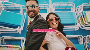 Newlyweds take hilarious wedding photos inside Target