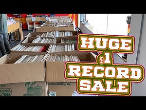 $1 Record Haul! Huge Dollar Vinyl Sale | Crate Digging