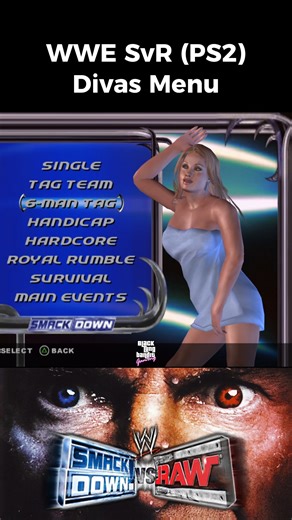 6.5K views · 81 reactions | wwe svr (ps2) Divas Menu #reelitfeelit | Black Lung Bandit Gaming | Facebook