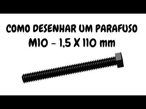 How to draw a screw in AutoCAD