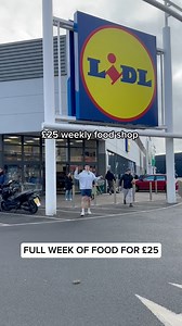 £25 Weekly Food from Lidl 🛒 Full list below ⬇️ | Dave Fell