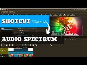 Audio Spectrum Visualization | Shotcut Video Editor Tutorial #10