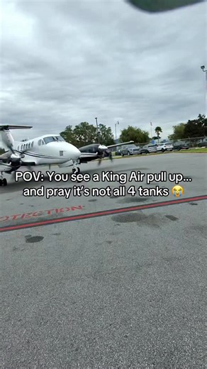 AirsideRy on Instagram: "Fueling the King Air 💪 Who wants more behind-the-scenes airport content? #metaglasses #aviation #kingair"