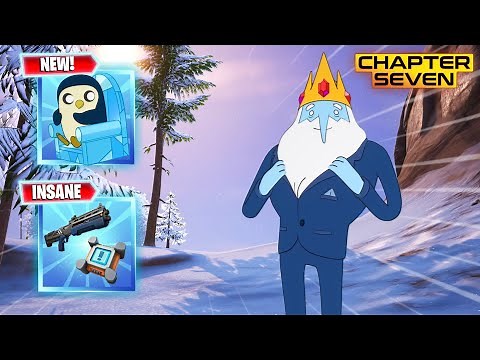 The NEW Adventure Time Ice King Skin is INSANE! (Fortnite Chapter 7 Season 1)
