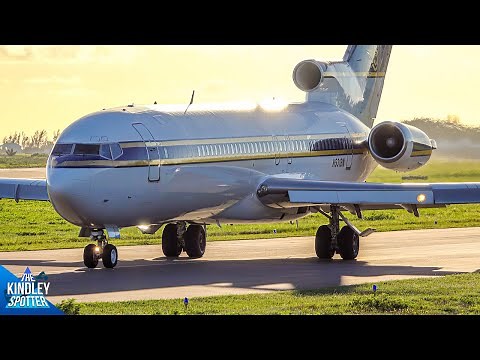 (4K) Stunning Boeing 727 VIP | Morning BizJet Planespotting in Bermuda | Arrivals & Departures