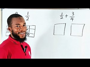 Addition of fractions using rectangles