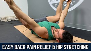Are you doing happy baby on a regular basis? If not, let me help. Happy baby is a fantastic pose that helps to immediately relieve pain and discomfort in your lower-back caused by excessive sitting, inactivity, or other hip tightness-related issue. However, if your hips are tighter than most (i.e. if you’re a man), then you might want to modify the way you do it. To avoid overstretching your lower-back, you’ll want to keep your low-back as flat as possible. Bend your knees more or use a strap so