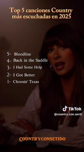 Las 5 Canciones Country Más Escuchadas de 2025