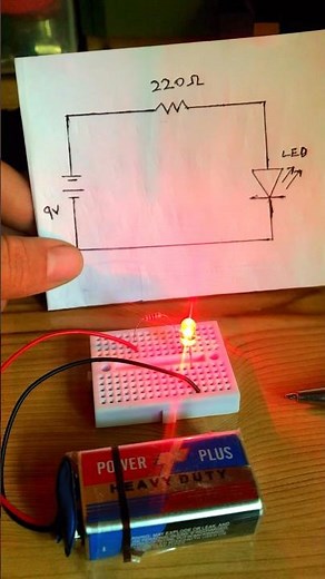 Simple led circuit | kid science project for school exhibition #shorts #youtubeshorts