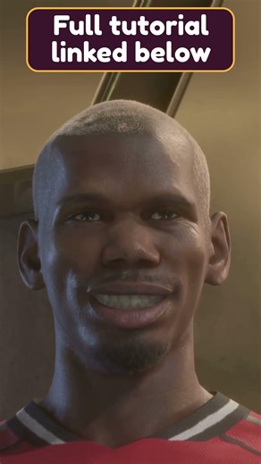 Paul Pogba - Manchester United - Face Tutorial in FC26 (Full Tutorial on My Channel)