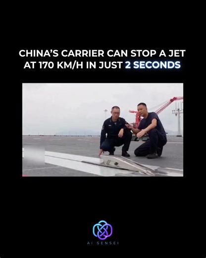 AI Sensei on Instagram: "⚓⚡ This is a major leap in naval aviation. China’s Type 003 Fujian aircraft carrier uses an advanced electromagnetic launch system (EMALS) to launch — and stop — aircraft with far greater precision than traditional methods. Instead of steam catapults, the Fujian relies on electromagnetic acceleration, which brings several key advantages: 🚀 Faster and smoother aircraft launches 🎯 Precise control for different aircraft weights ⚙️ Higher efficiency with fewer mechanical l