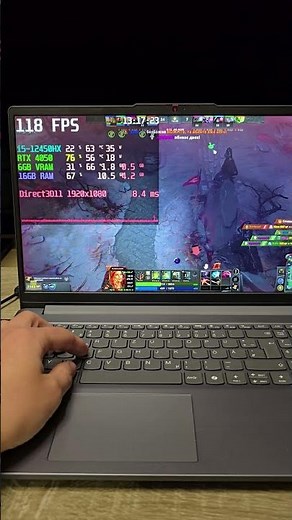 DOTA 2 RTX 4050 Ultra Test – 200+ FPS on a LAPTOP?! 🤯💻🔥