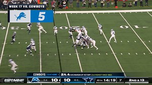 Counting down JG's top 🔟 plays from the 2023 season | Detroit Lions