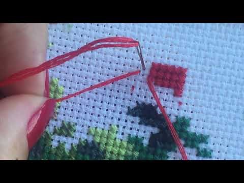 FLOSS TUBE #4 How to cross-stitch with 3 ply of thread
