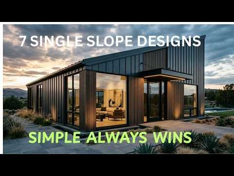 7 Single Slope Barndominium Designs That Feel Like a 5 Star Resort — And Why Simple Always Wins