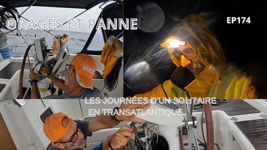 Transatlantique en Solitaire – Jour 10 : Tempête et Panne en Mer !