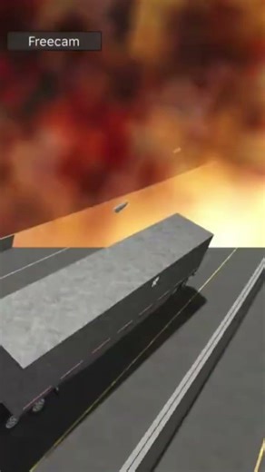 the truck drivers are crazy #carcrashstudio #roblox #crash #explosion